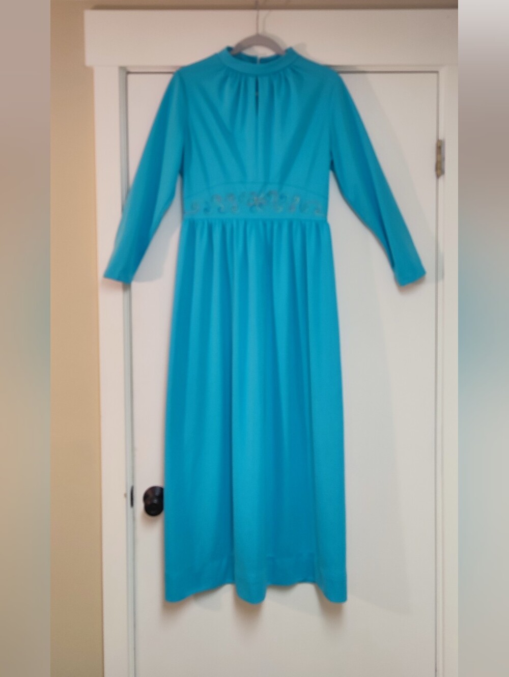 Vintage Ladies Armene Turqoise Dress